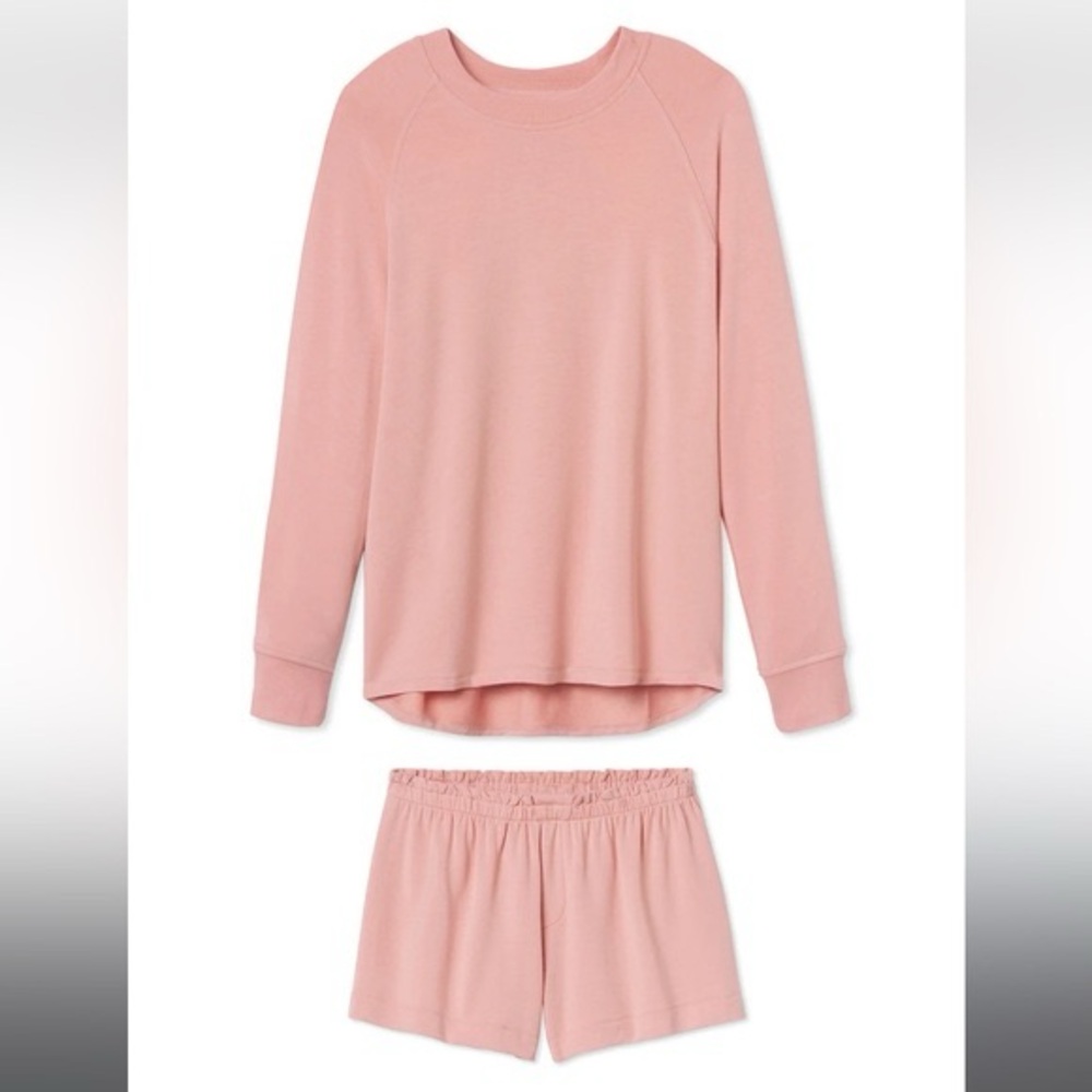 LAKE Pajamas Relax Shorts Set in Rose
Quartz
